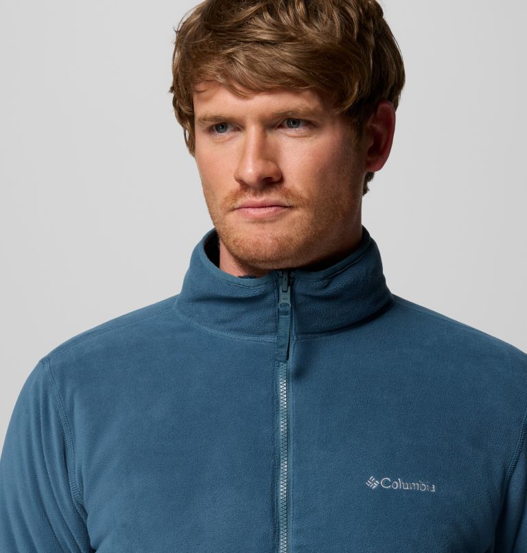 Men's Winter Pass Reversible Sherpa Fleece Jacket, Color: Everblue, Peaked Tonal, image 9