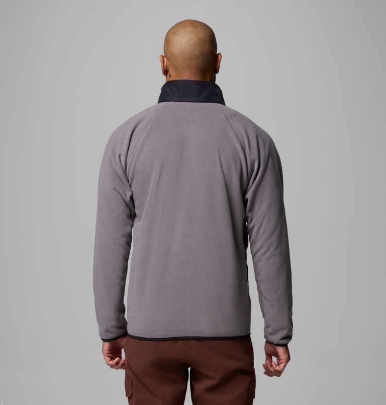 Veste en Polaire Renforcée Fast Trek Homme, Color: City Grey, Black, image 3