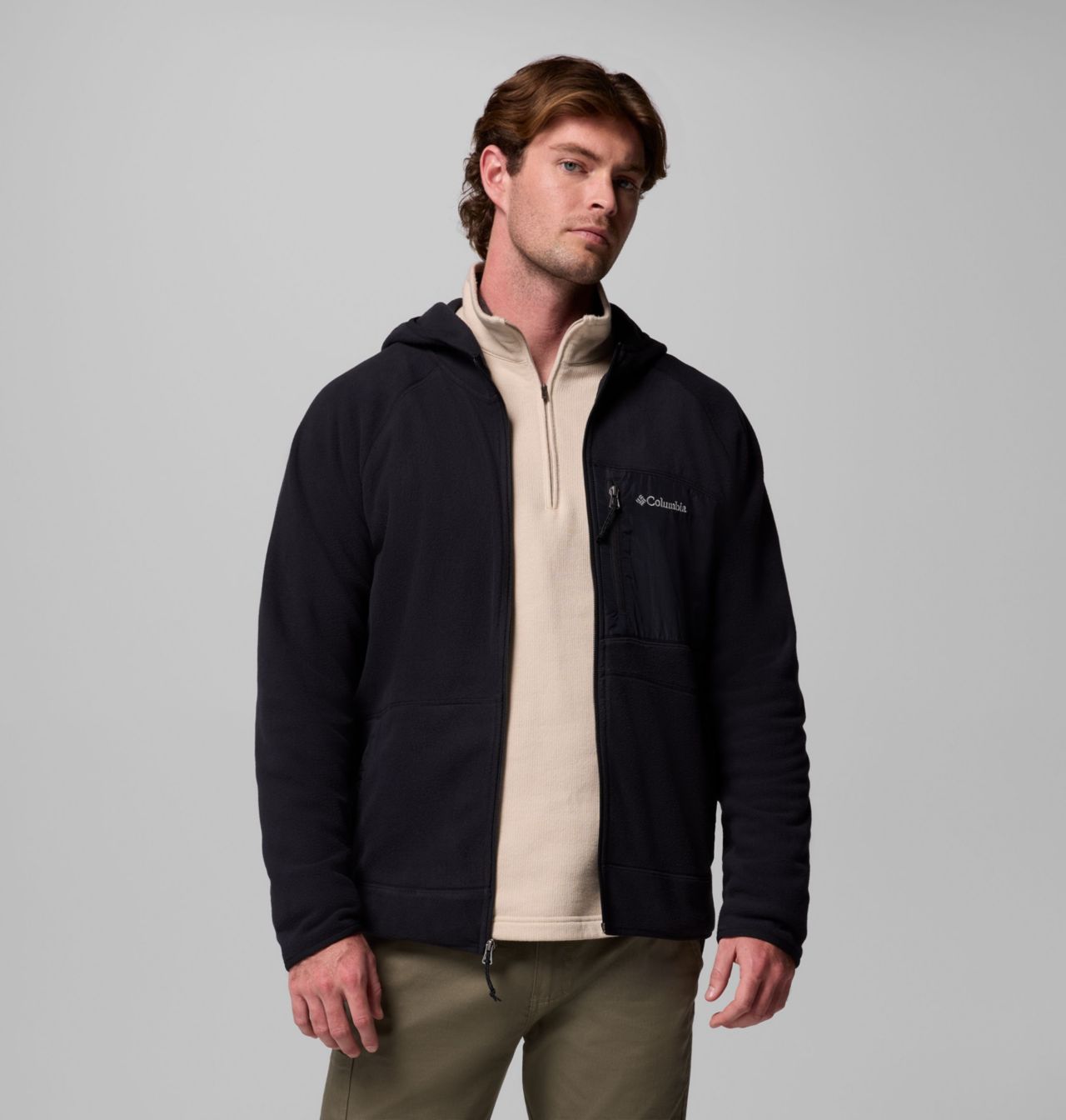Men's Fast Trek™ Overlay Hooded Full Zip Jacket | 010 | XXL 5