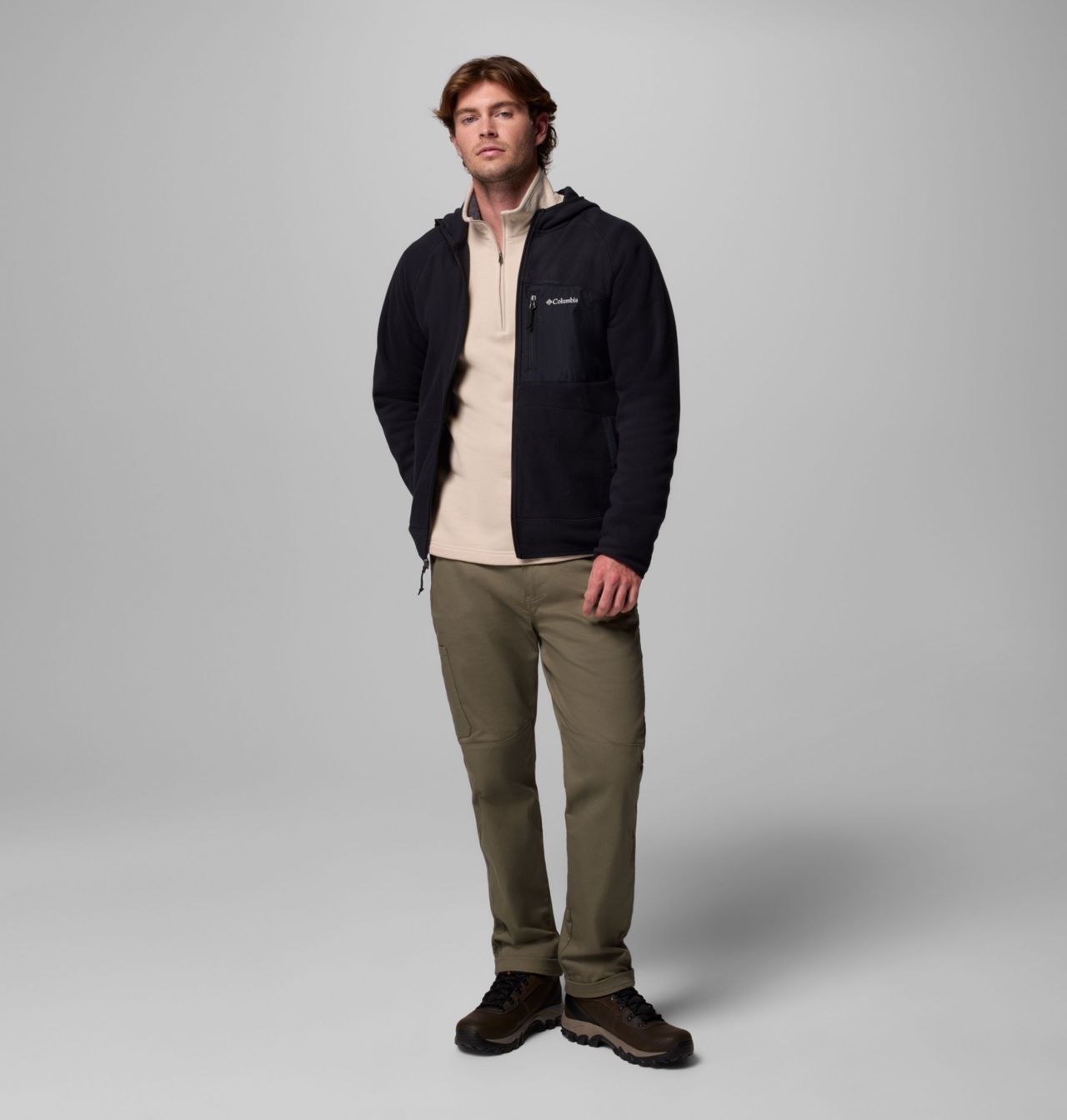 Men's Fast Trek™ Overlay Hooded Full Zip Jacket | 010 | XXL 2