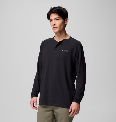 Men's Thistletown Hills Raglan Henley, Color: Black, image 19