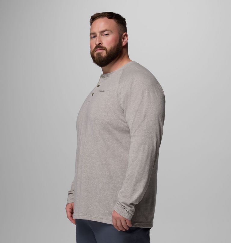 Thistletown Hills Raglan Henley | 397 | 6X, Color: Stone Green Heather, image 4