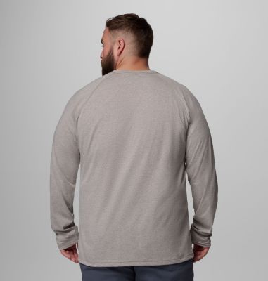 Men's Thistletown Hills Raglan Henley - Big, Color: Stone Green Heather, image 11