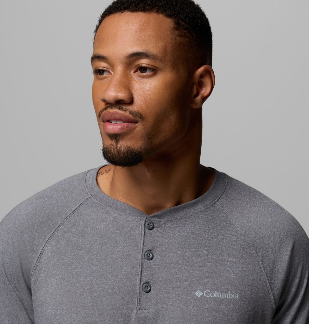 Haut à col henley raglan Thistletown Hills™ pour homme – Grandes tailles 5