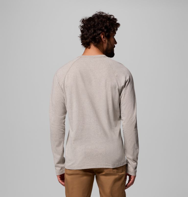 Thistletown Hills Raglan Henley | 397 | 2XT, Color: Stone Green Heather, image 3