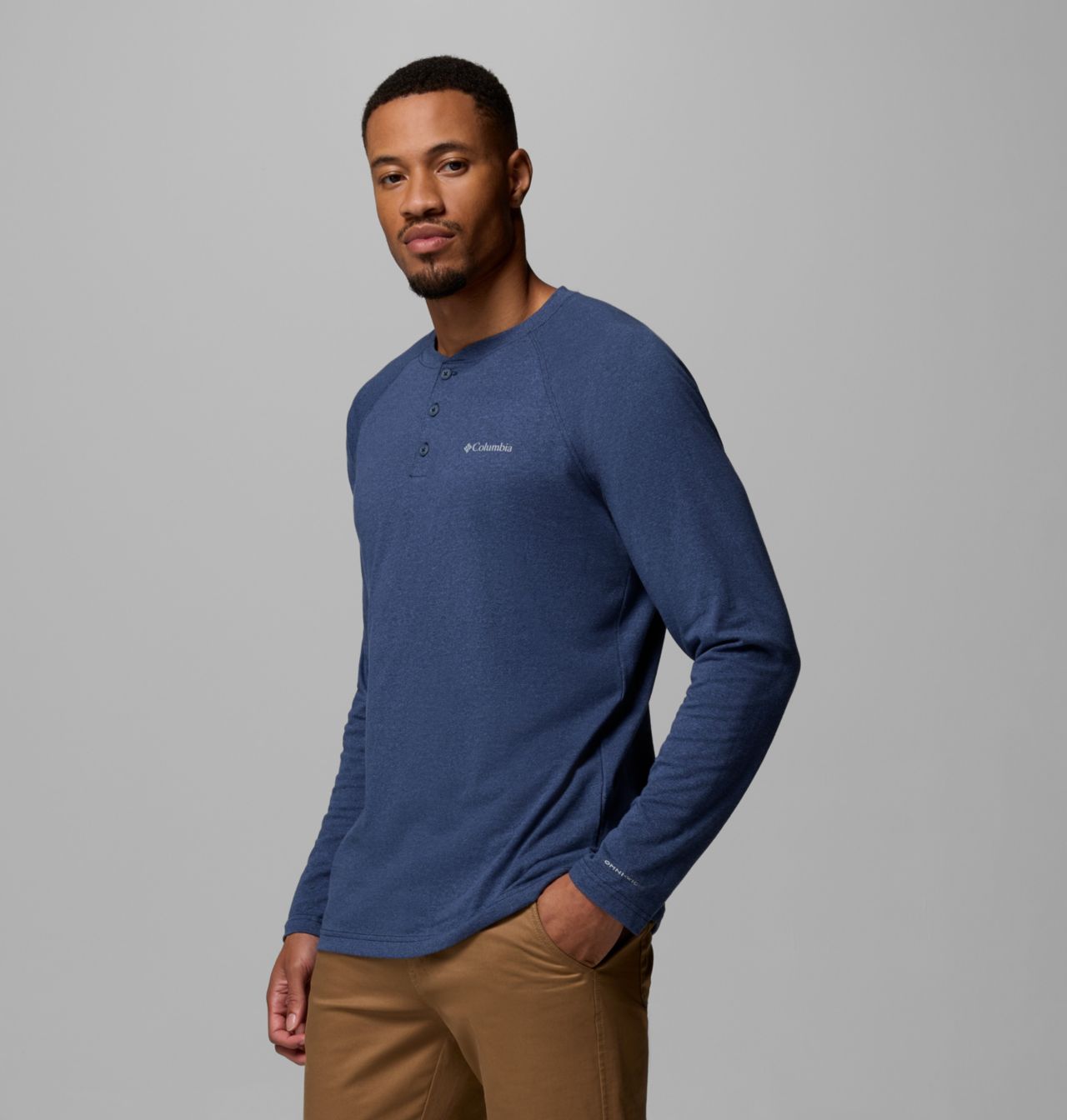 Haut à col henley raglan Thistletown Hills™ pour homme – Grandes tailles 4