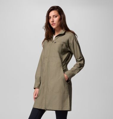 Women's Brea Falls Dress, Color: Stone Green, image 8
