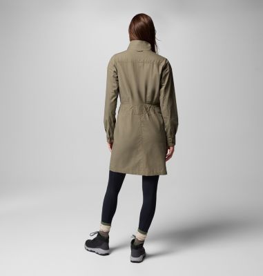 Women's Brea Falls Dress, Color: Stone Green, image 7