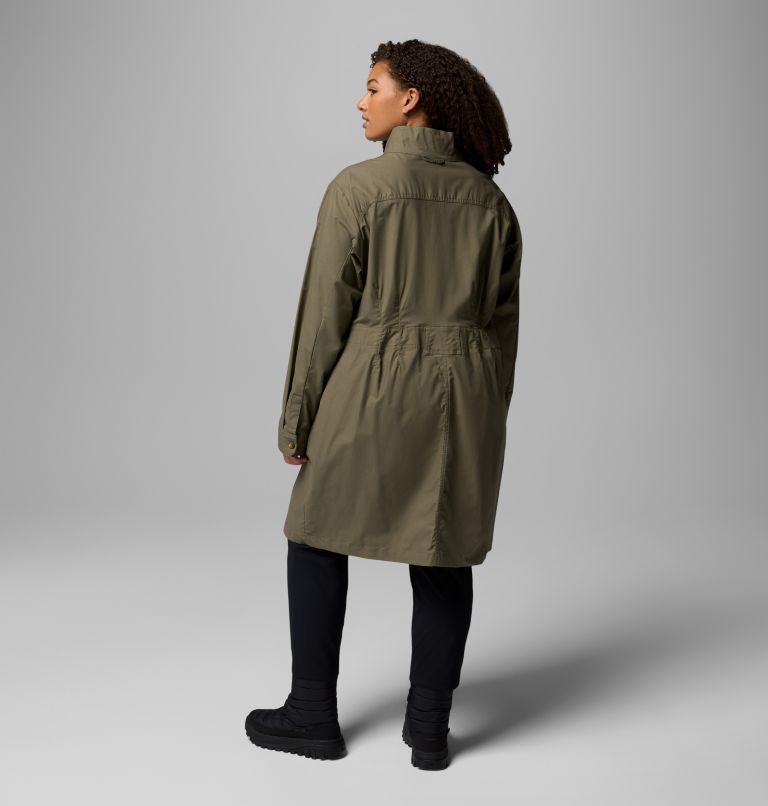 Women's Brea Falls Dress - Plus Size, Color: Stone Green, image 3