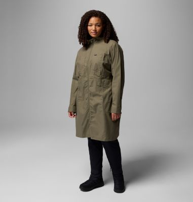 Women's Brea Falls Dress - Plus Size, Color: Stone Green, image 5