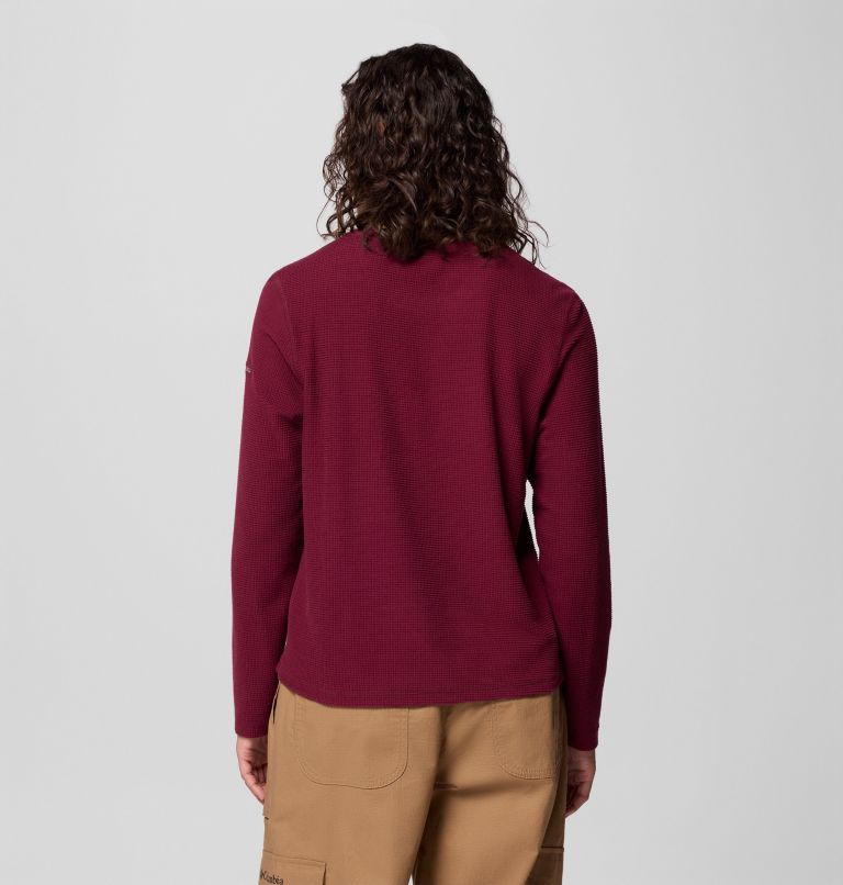 Brea Falls Grid Crew LS | 624 | XXL, Color: Rich Wine, image 3