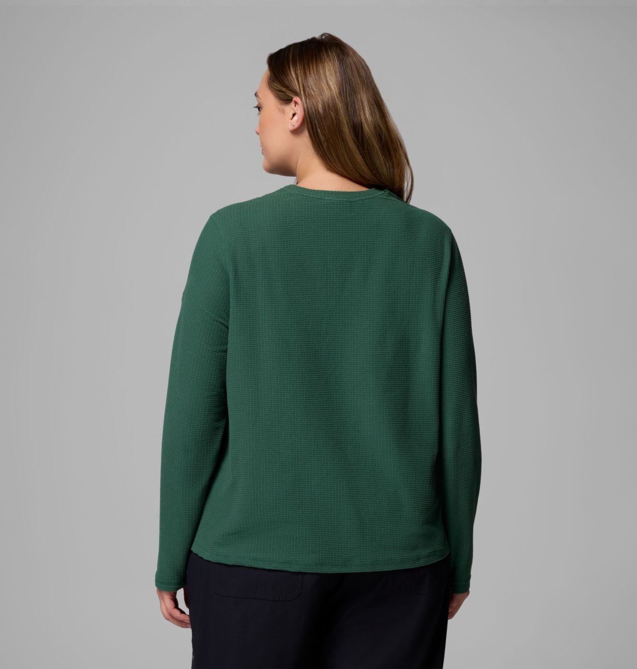 Women's Brea Falls™ Grid Crew Long Sleeve Shirt - Plus Size 3