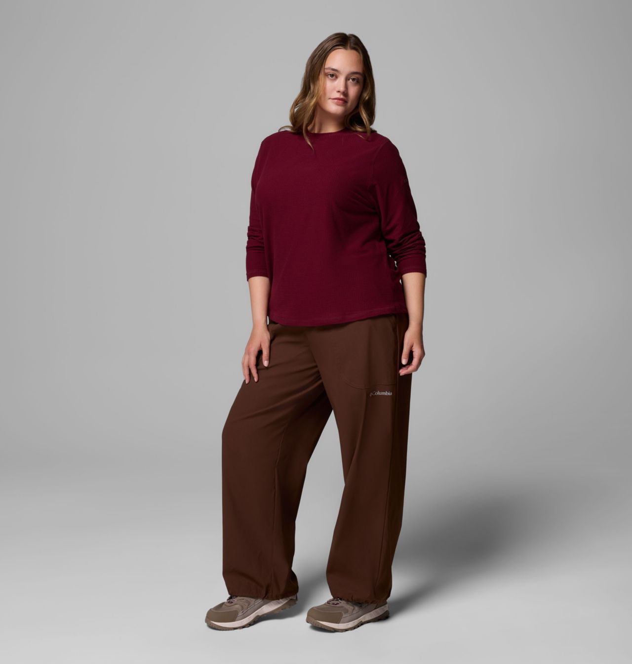 Brea Falls™ Grid Crew LS | 624 | 3X 2