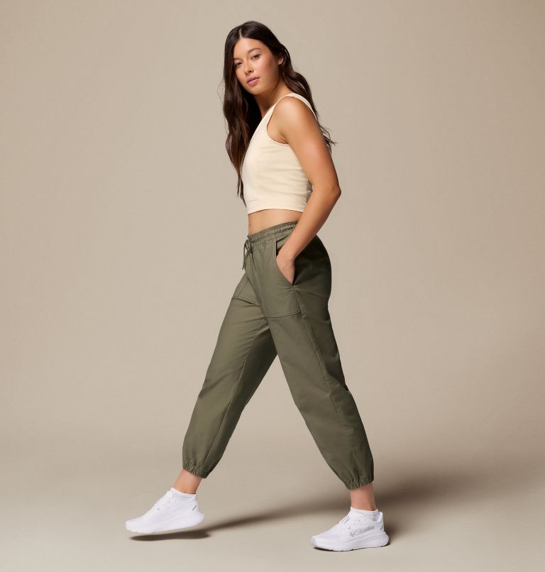 Women's ROC Ripstop Joggers, Color: Stone Green, image 12
