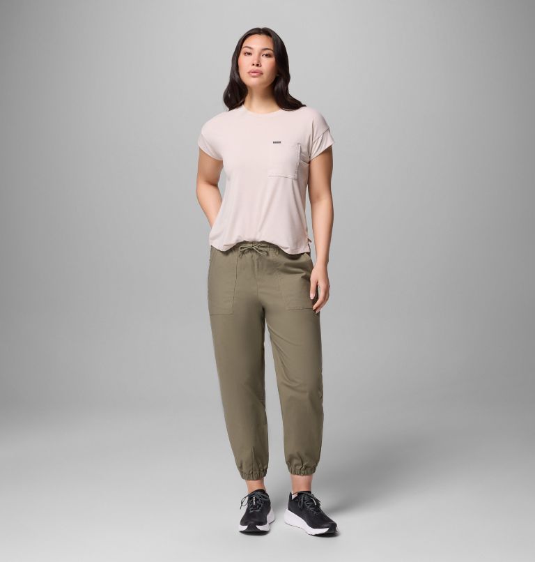 Women's ROC Ripstop Joggers, Color: Stone Green, image 2