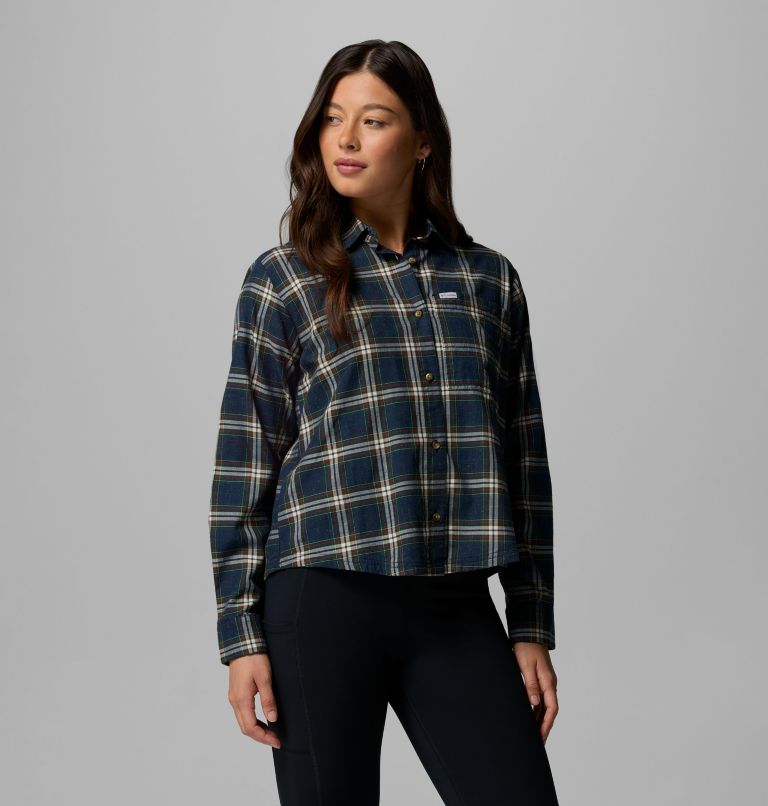 Blue Point Creek Woven LS Shirt | 464 | M, Color: Collegiate Navy Everyday Tartan, image 5