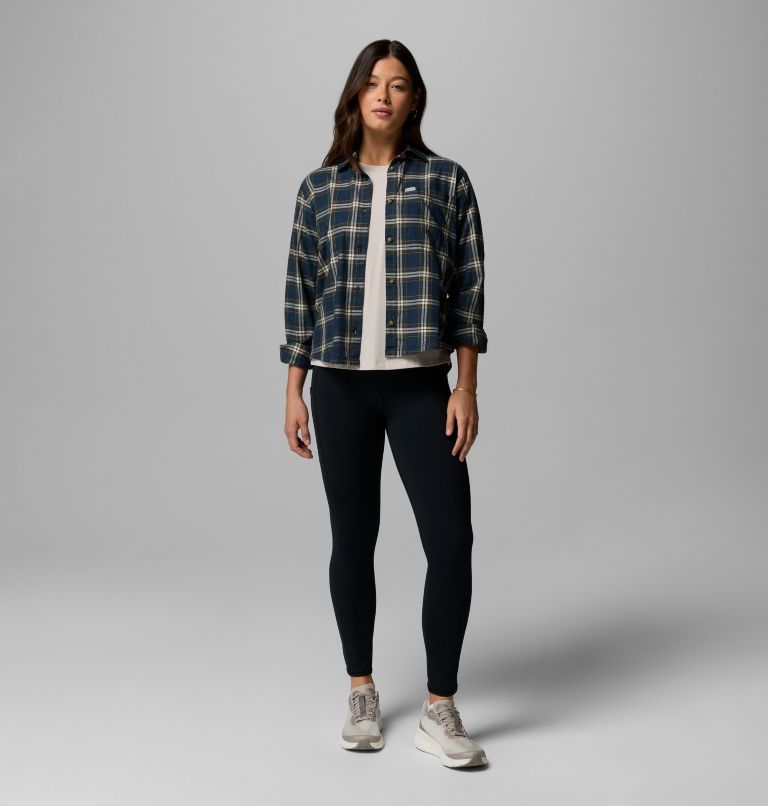Blue Point Creek Woven LS Shirt | 464 | M, Color: Collegiate Navy Everyday Tartan, image 2