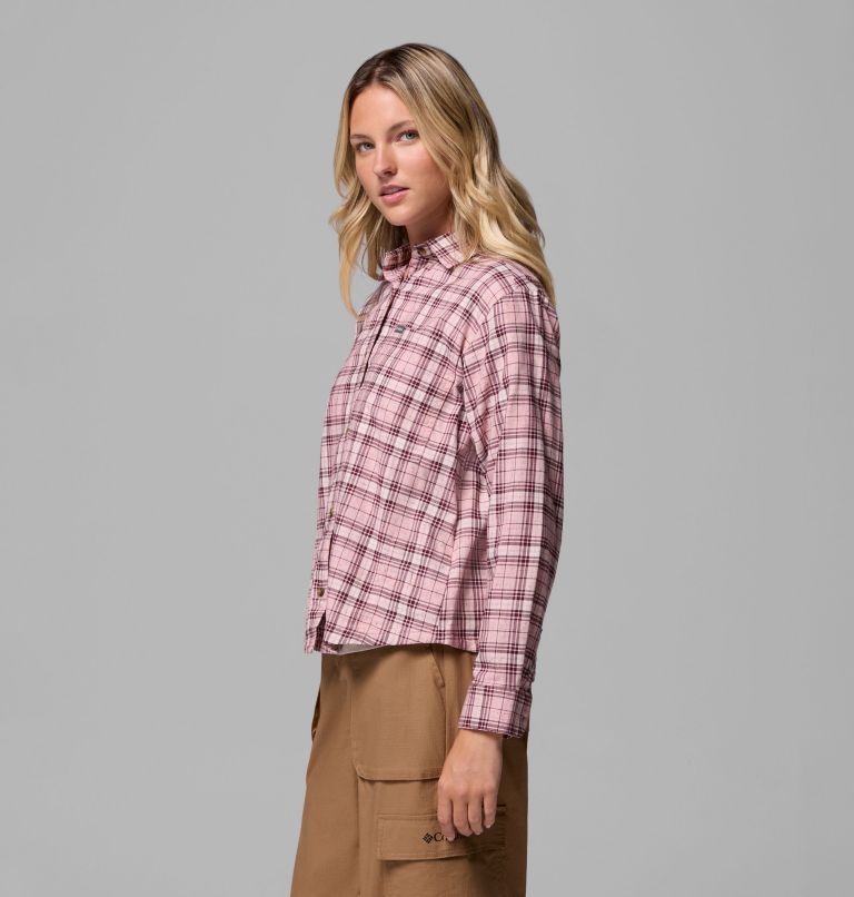 Blue Point Creek Woven LS Shirt | 659 | XS, Color: Eraser Pink Everyday Tartan, image 4