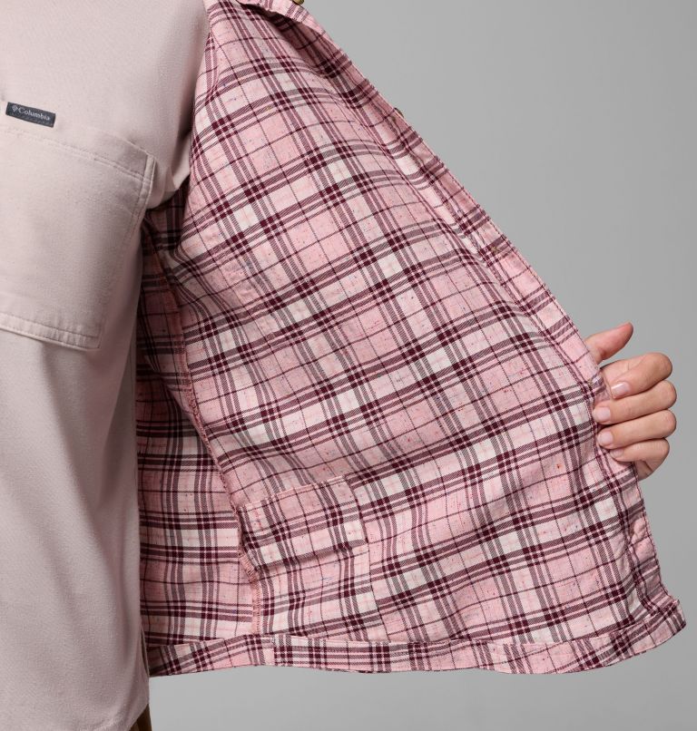 Blue Point Creek Woven LS Shirt | 659 | XS, Color: Eraser Pink Everyday Tartan, image 7