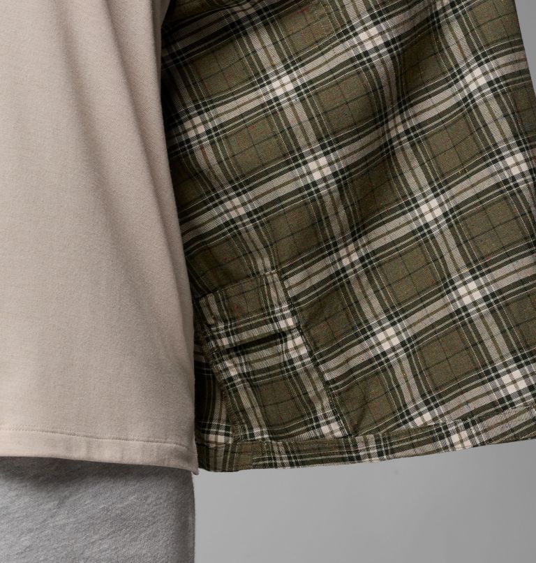 Blue Point Creek Woven LS Shirt | 397 | 3X, Color: Stone Green Everyday Tartan, image 7