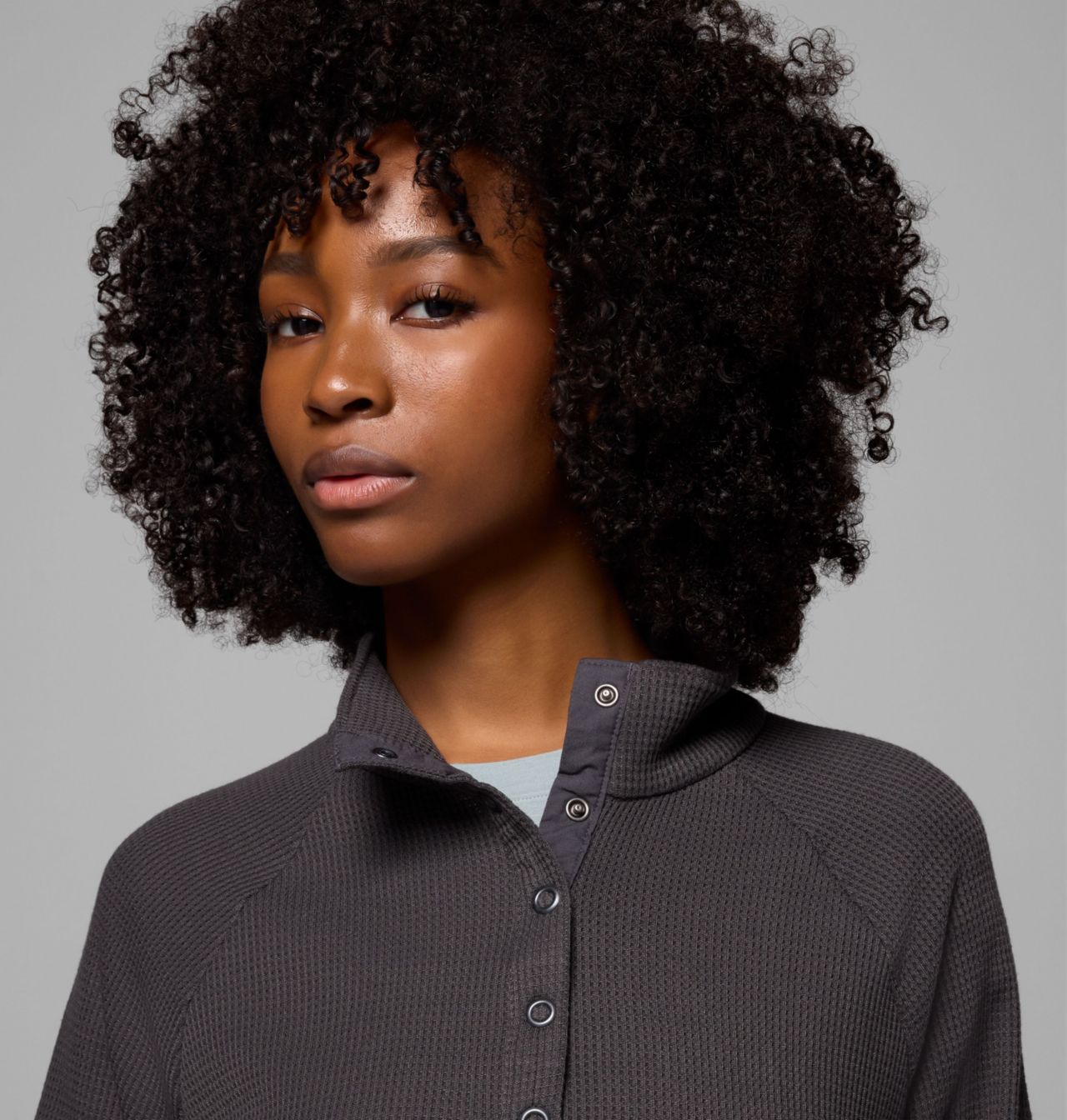 Women's Holly Hideaway™ Waffle Half Snap Shirt 5