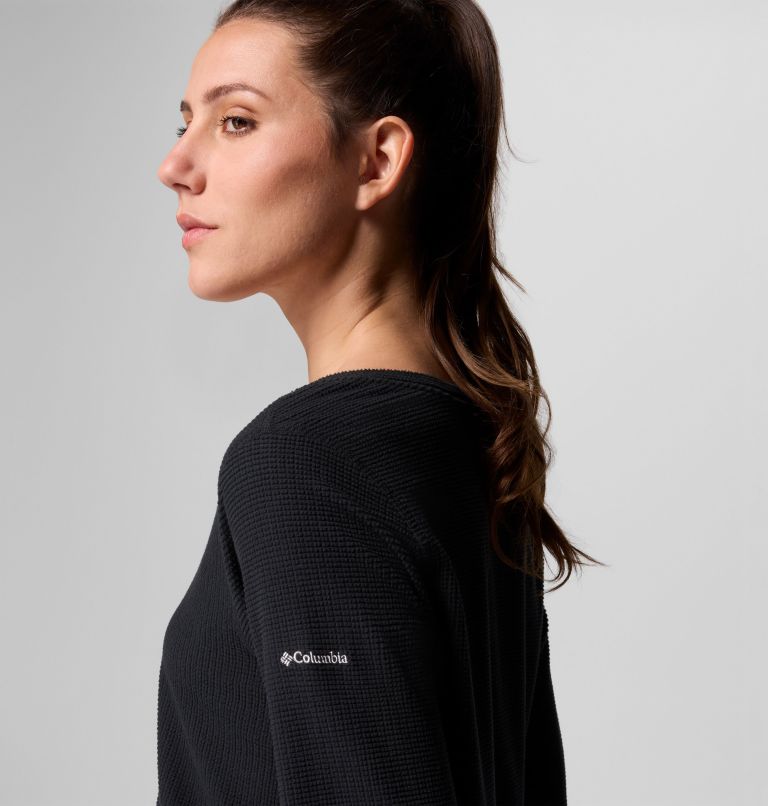 Brea Falls Grid Henley LS | 010 | XXL, Color: Black, image 6