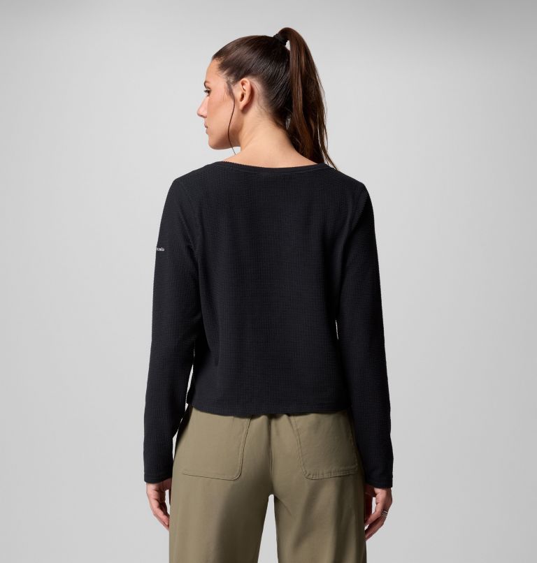 Brea Falls Grid Henley LS | 010 | XXL, Color: Black, image 3