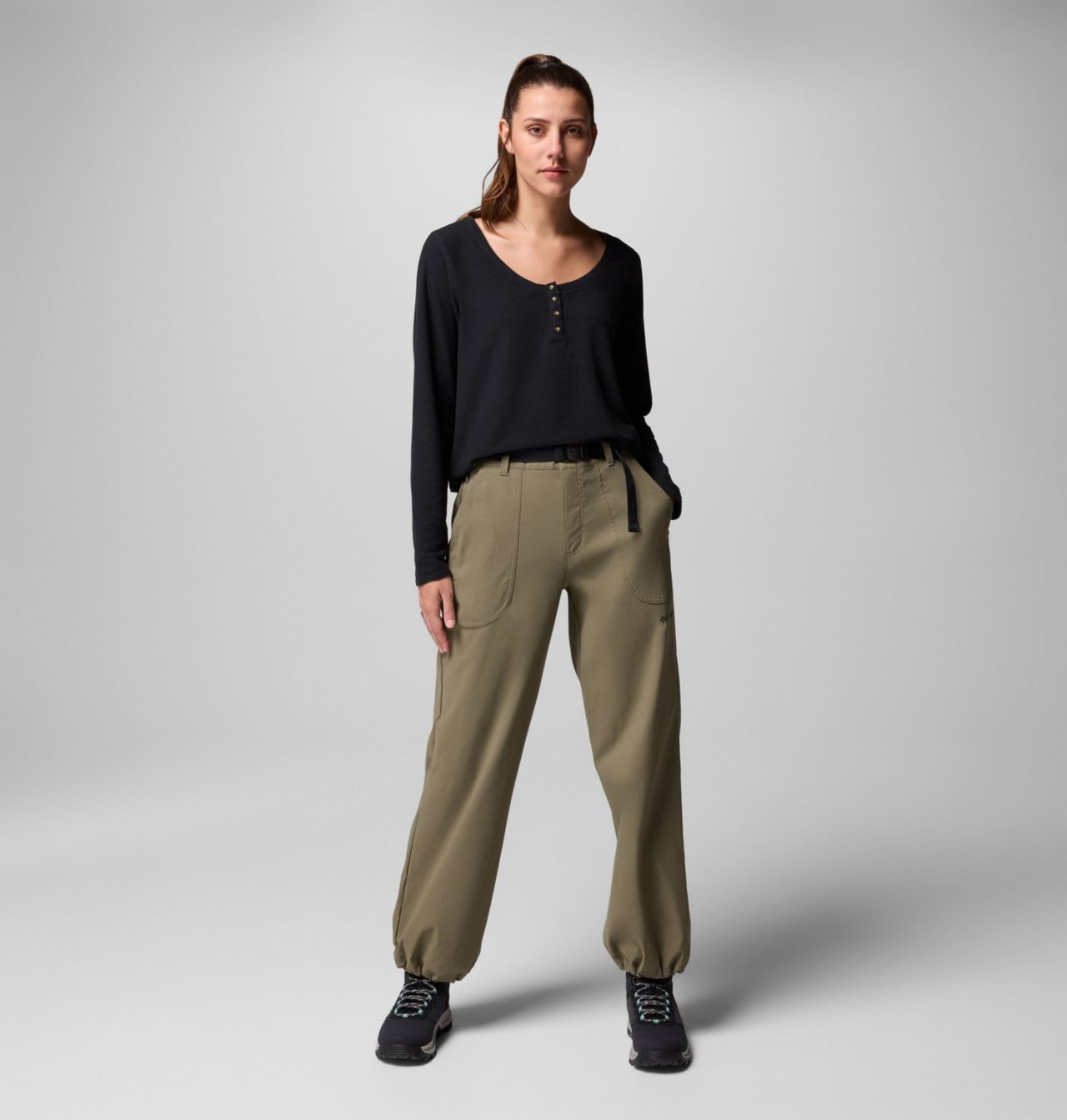 Chemise à manches longues et à col henley Grid Brea Falls™ pour femme 2