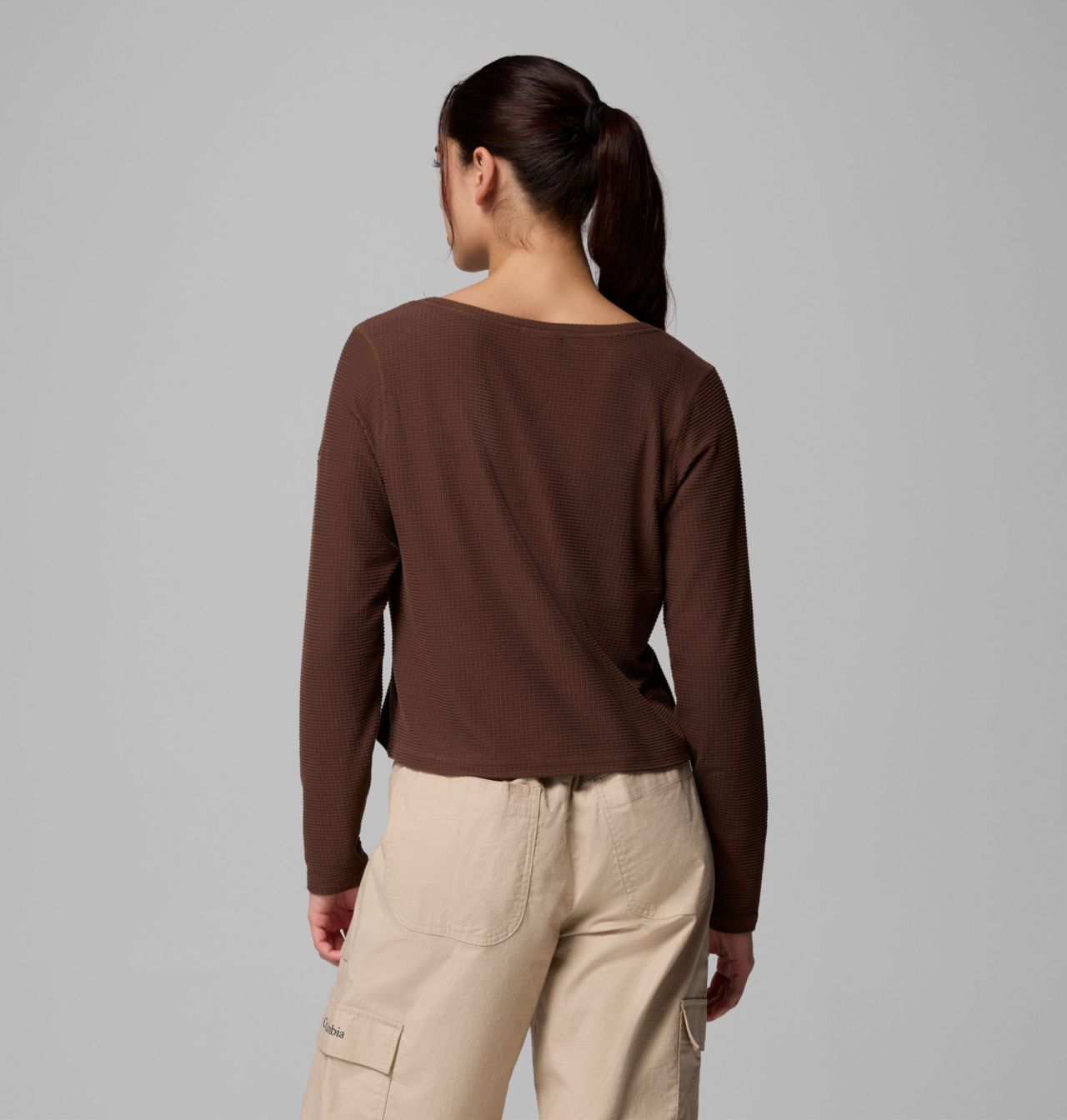 Chemise à manches longues et à col henley Grid Brea Falls™ pour femme 3