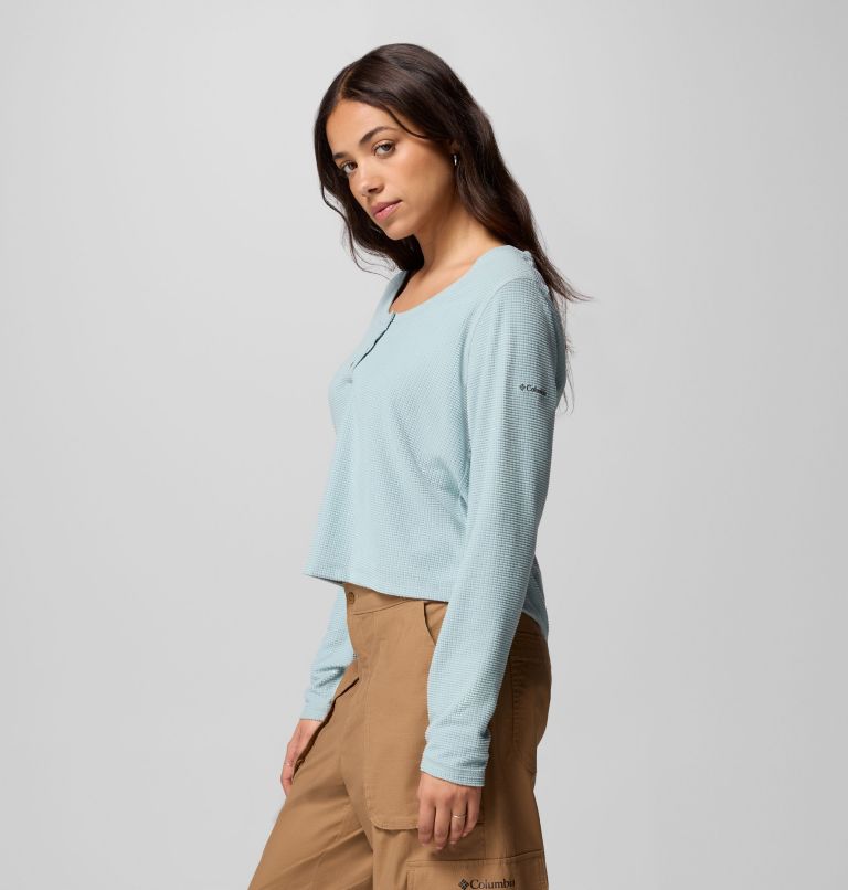 Brea Falls Grid Henley LS | 461 | XS, Color: Crushed Blue, image 4