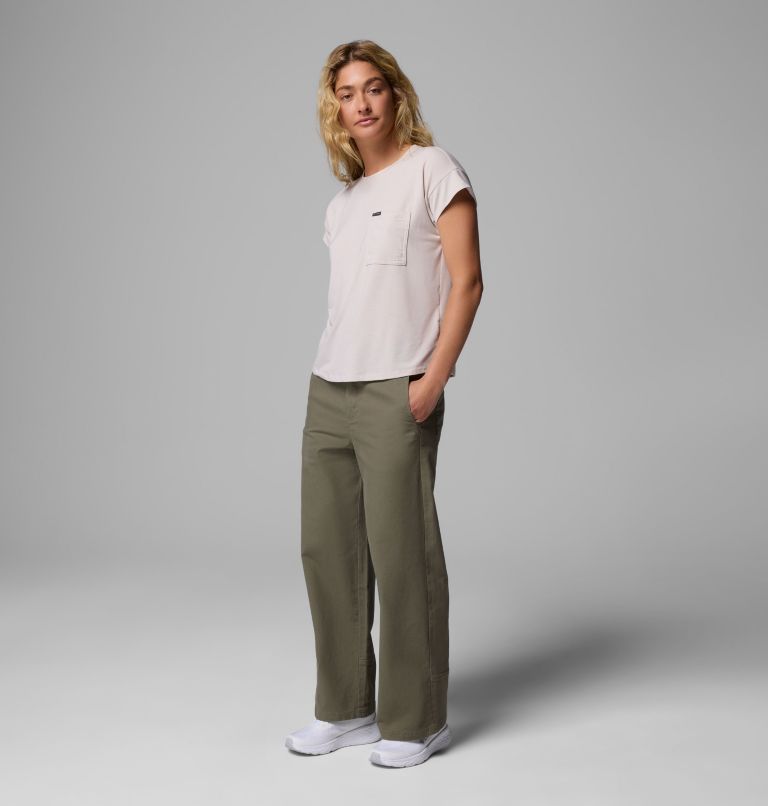 ROC Wide Leg Pant | 397 | 16 | L, Color: Stone Green, image 2