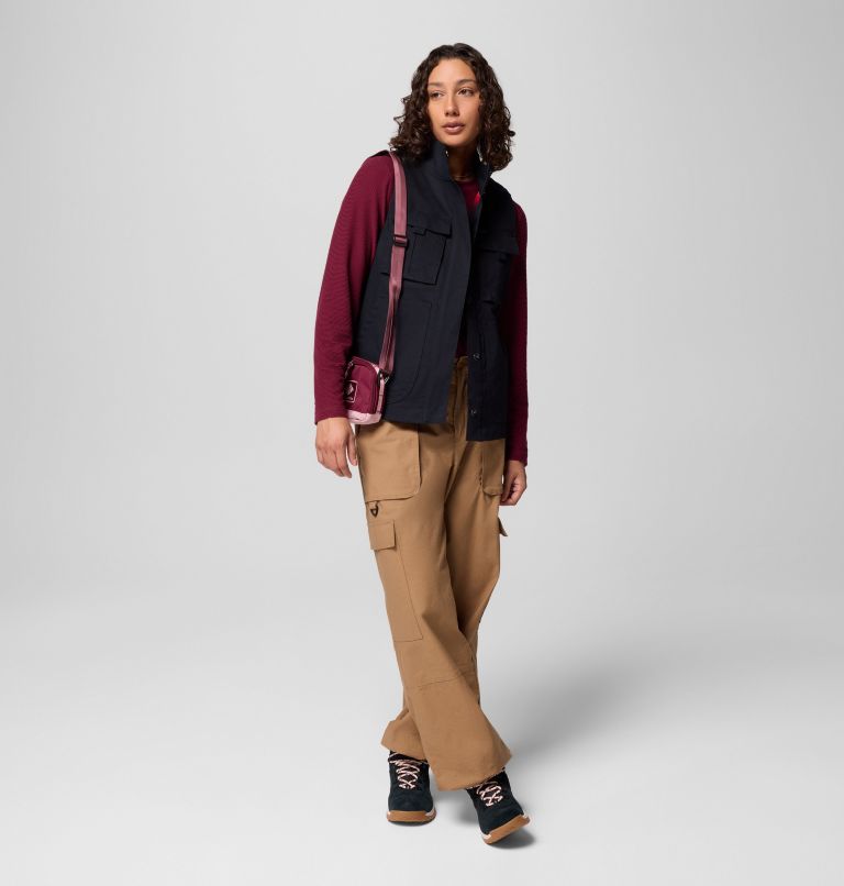 Women's Brea Falls Vest, Color: Black, image 2