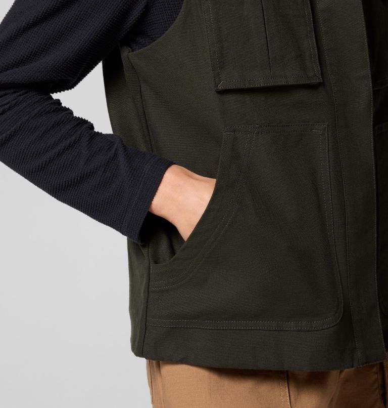 Women's Brea Falls Vest, Color: Greenscape, image 8