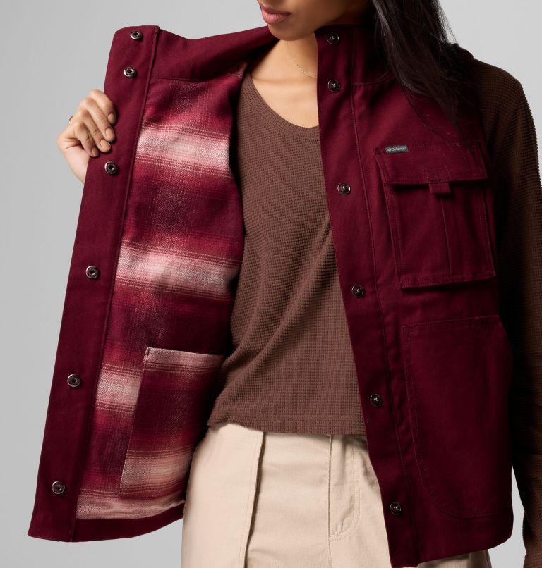 Women's Brea Falls Vest, Color: Rich Wine, image 6