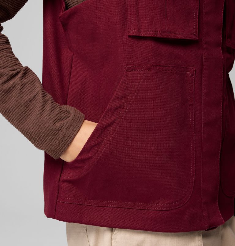 Women's Brea Falls Vest, Color: Rich Wine, image 9