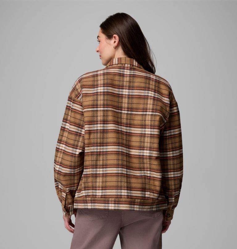 Women's Wildest Venture Shirt Jacket, Color: Delta Block Tartan, image 3