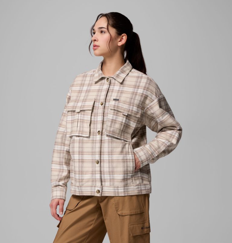 Veste-chemise Wildest Venture pour femme, Color: Dark Stone Block Tartan, image 4