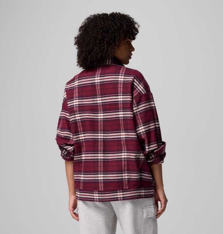 Veste-chemise Wildest Venture pour femme, Color: Rich Wine Block Tartan, image 3