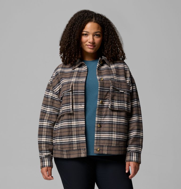 Wildest Venture Shirt Jacket | 254 | 1X, Color: Iron Block Tartan, image 5