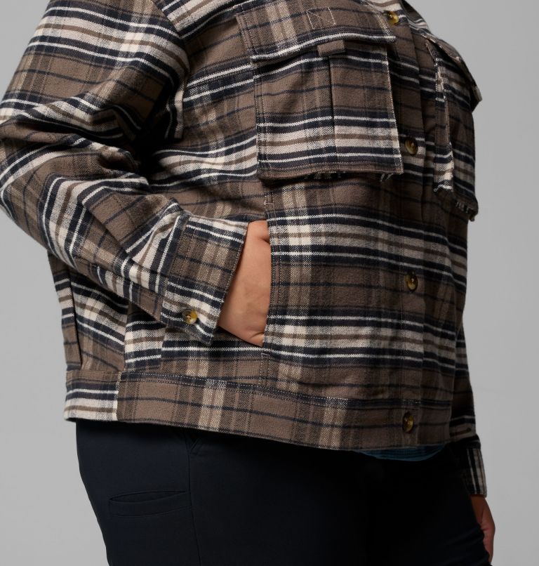 Wildest Venture Shirt Jacket | 254 | 1X, Color: Iron Block Tartan, image 7