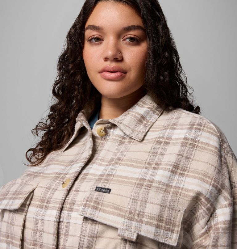 Wildest Venture Shirt Jacket | 278 | 1X, Color: Dark Stone Block Tartan, image 6