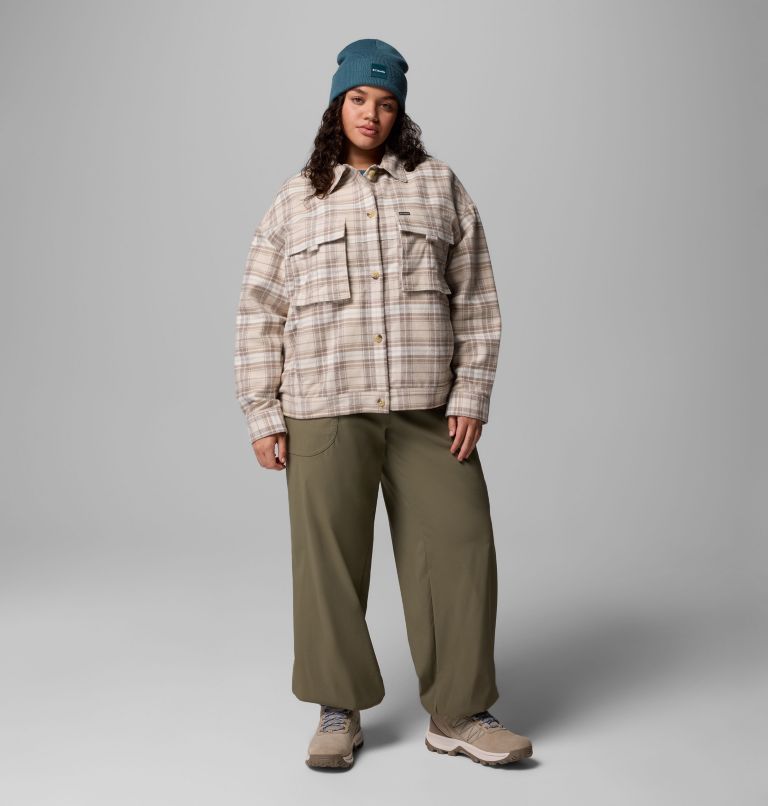Wildest Venture Shirt Jacket | 278 | 1X, Color: Dark Stone Block Tartan, image 2