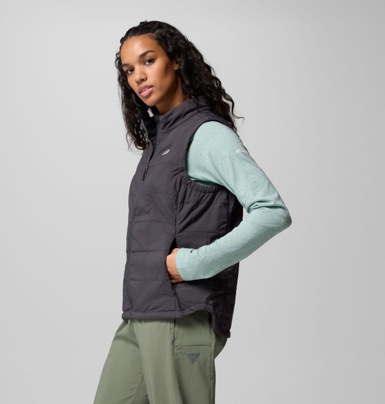 Women's PFG Uncharted Vest, Color: Shark, image 4