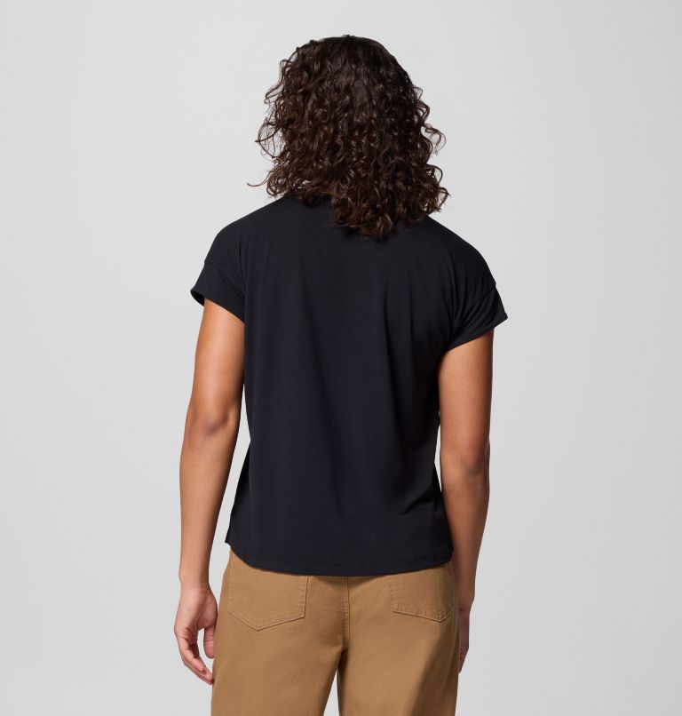 Women's Daniela Falls Short Sleeve Shirt, Color: Black, image 3