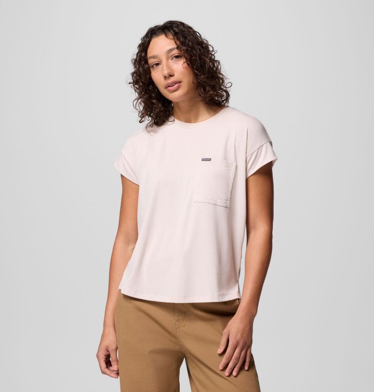 Women's Daniela Falls Short Sleeve Shirt, Color: Dark Stone, image 1
