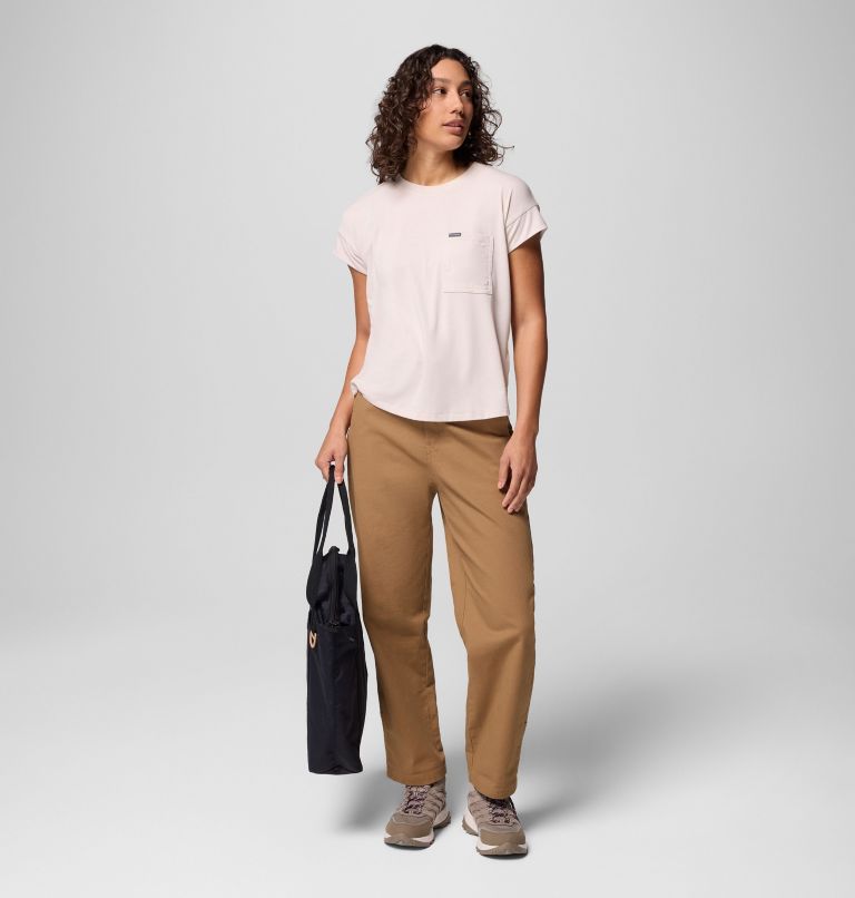 Women's Daniela Falls Short Sleeve Shirt, Color: Dark Stone, image 2
