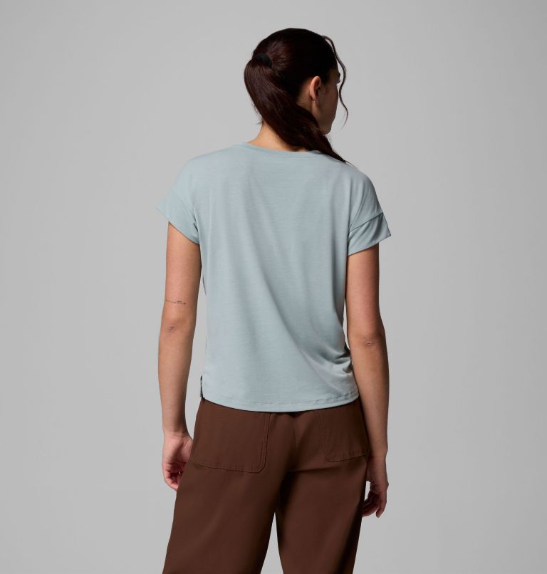 Women's Daniela Falls Short Sleeve Shirt, Color: Crushed Blue, image 3