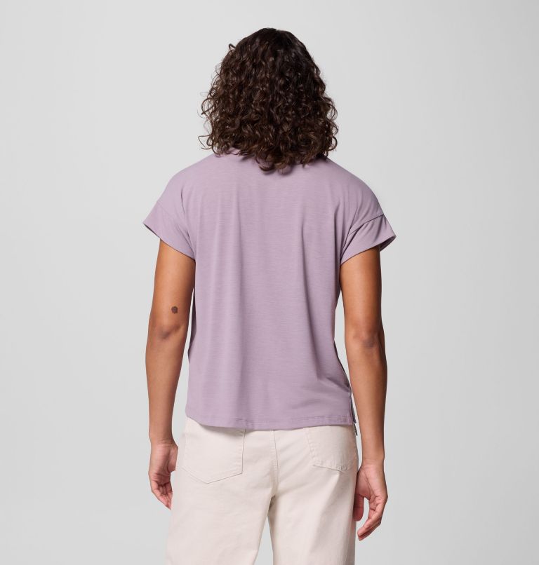 Women's Daniela Falls Short Sleeve Shirt, Color: Shale Purple, image 3