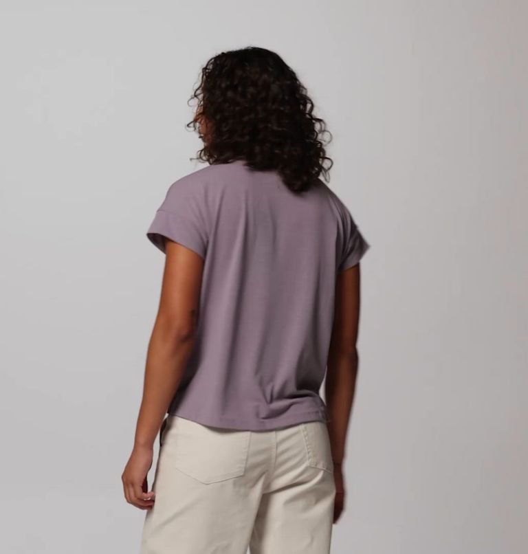 Women's Daniela Falls Technical T-Shirt, Color: Shale Purple