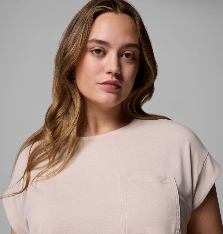 Women's Daniela Falls Short Sleeve Shirt - Plus Size, Color: Dark Stone, image 5